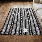Ikat pattern on the Berilumut vintage kilim rug – handwoven flatweave in Anatolia, Turkey