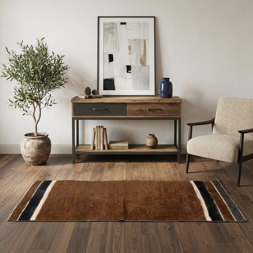 Pattern on the Shirinbanu vintage kilim runner rug – handwoven flatweave in Anatolia, Turkey