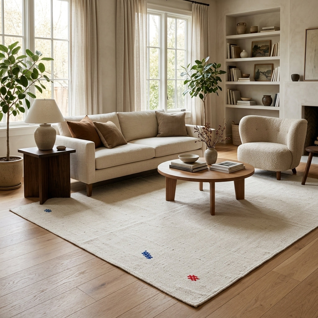 Solid pattern on the Leucodoxe vintage kilim runner rug – handwoven flatweave in Anatolia, Turkey