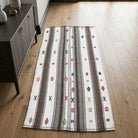 Striped pattern on the Duygu vintage kilim runner rug – handwoven flatweave in Anatolia, Turkey