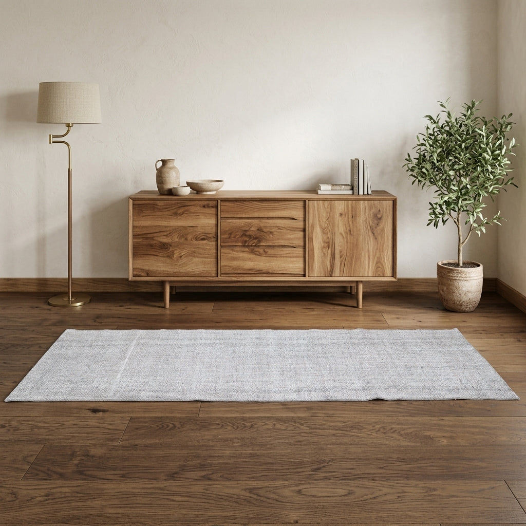 Solid pattern on the Kanesh vintage kilim runner rug – handwoven flatweave in Anatolia, Turkey