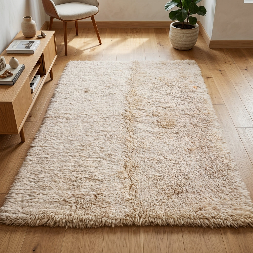 Solid pattern on the Selonoma vintage kilim rug – handwoven flatweave in Anatolia, Turkey