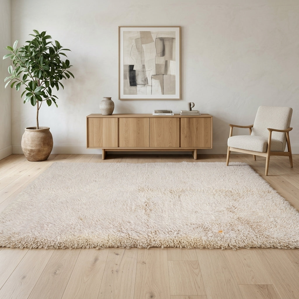 Solid pattern on the Selonoma vintage kilim rug – handwoven flatweave in Anatolia, Turkey