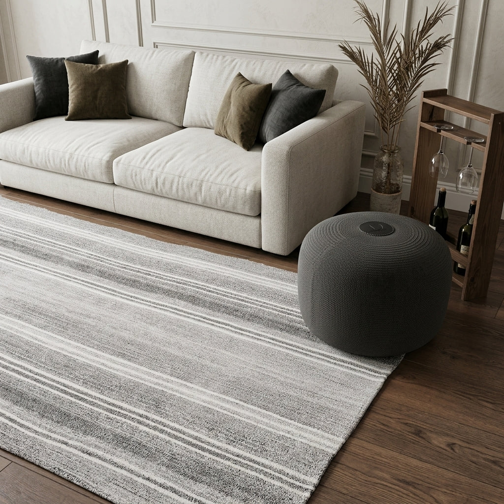Striped pattern on the Ilginil vintage kilim runner rug – handwoven flatweave in Anatolia, Turkey