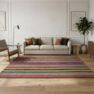 Striped pattern on the Terpsitima vintage kilim rug – handwoven flatweave in Anatolia, Turkey