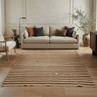 Striped pattern on the Taygete vintage kilim rug – handwoven flatweave in Anatolia, Turkey