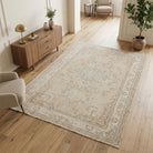 Oriental pattern on the Rhododike vintage area rug – handmade in Anatolia, Turkey
