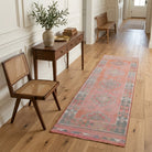 Tribal pattern on the Kilimnur vintage kilim runner rug – handwoven flatweave in Anatolia, Turkey