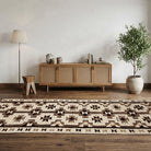 Tribal pattern on the Hazanmelek vintage runner rug – handmade in Anatolia, Turkey