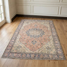 Oriental pattern on the Polynesia vintage area rug – handmade in the Persian region