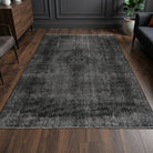 Oriental pattern on the Yelizar overdyed vintage area rug – handmade in Anatolia, Turkey