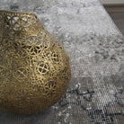 Oriental pattern on the Silasel distressed vintage runner rug – handmade in Anatolia, Turkey