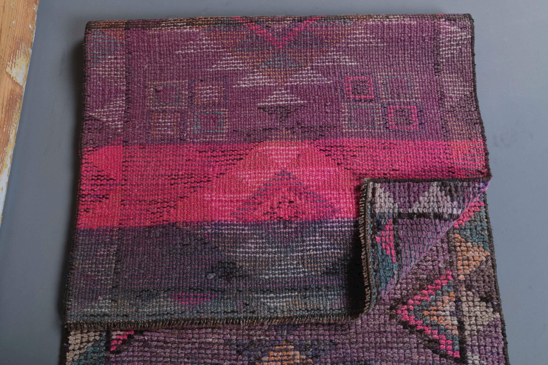 Vintage Purple Runner Rug