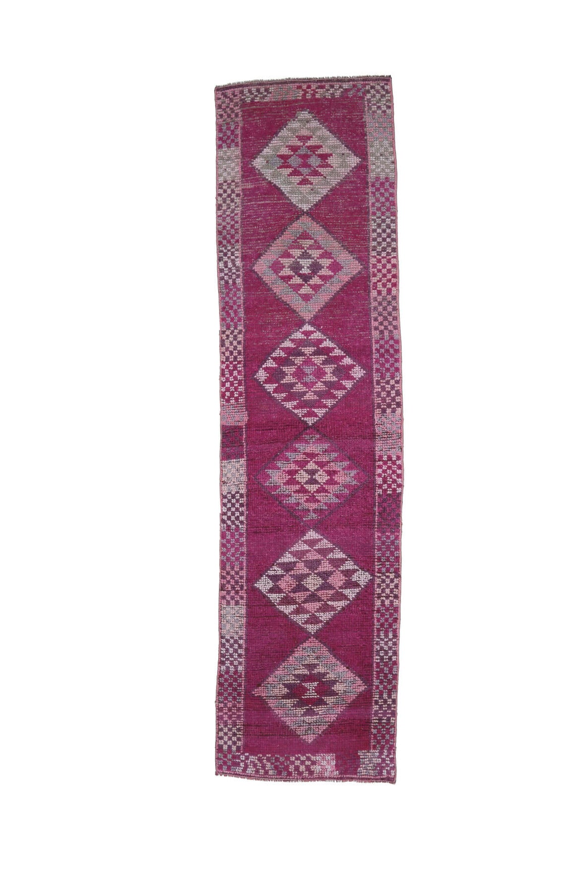 Vintage Purple Runner Rug