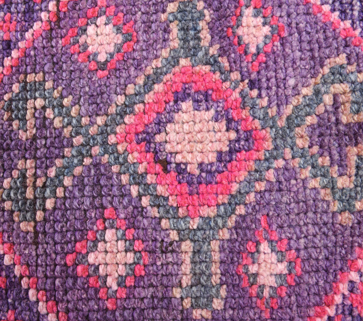 Vintage Anatolian Hand-Knotted Runner Rug