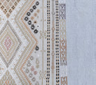 3x10 Vintage Kilim White Runner Rug