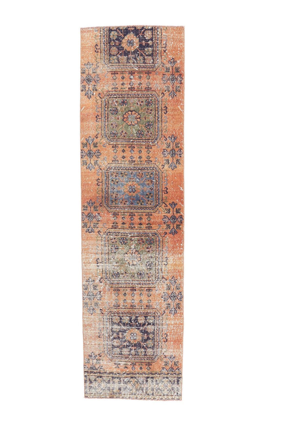 3x10 Vintage Oushak Runner Rug