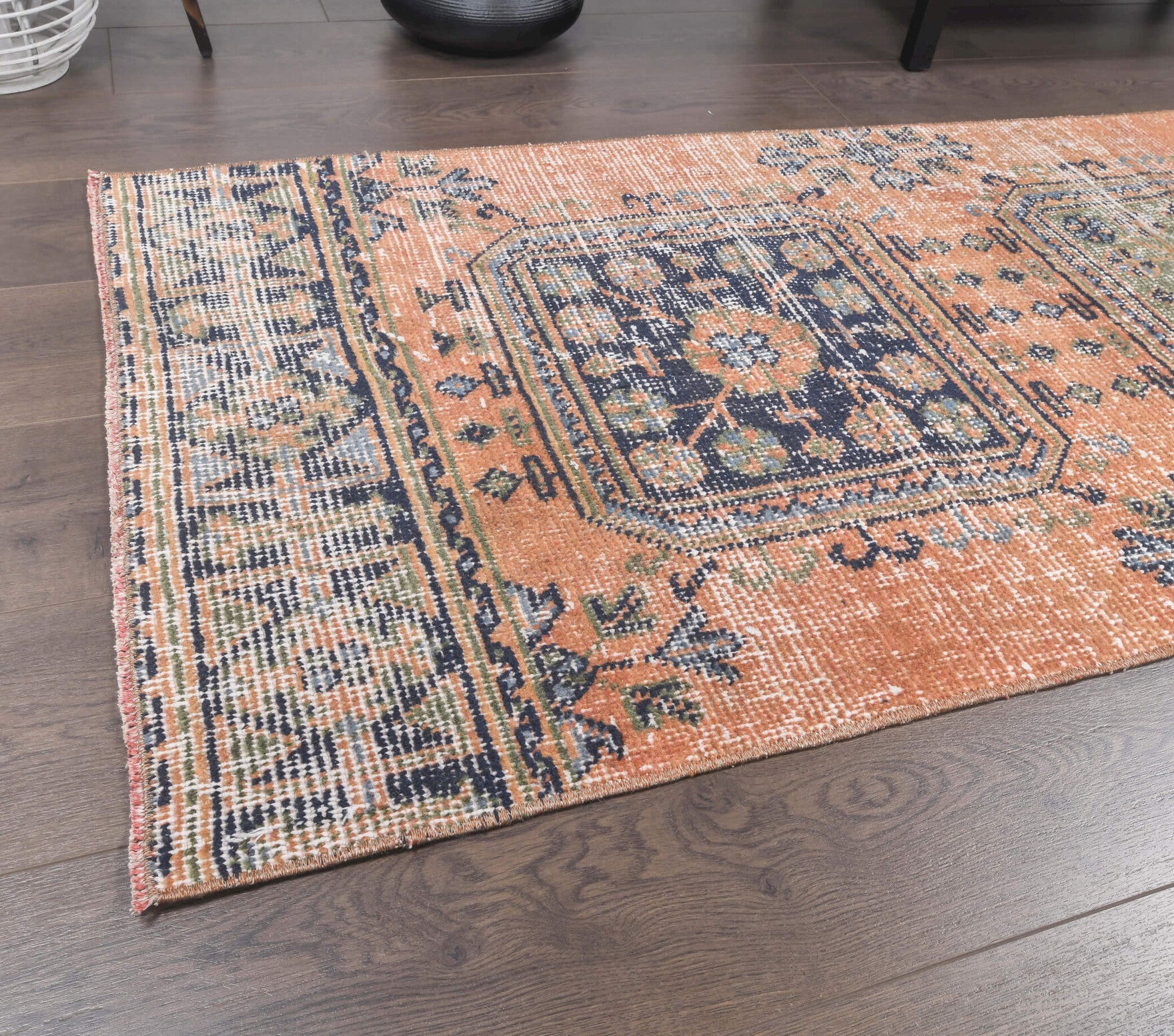 3x10 Vintage Oushak Runner Rug