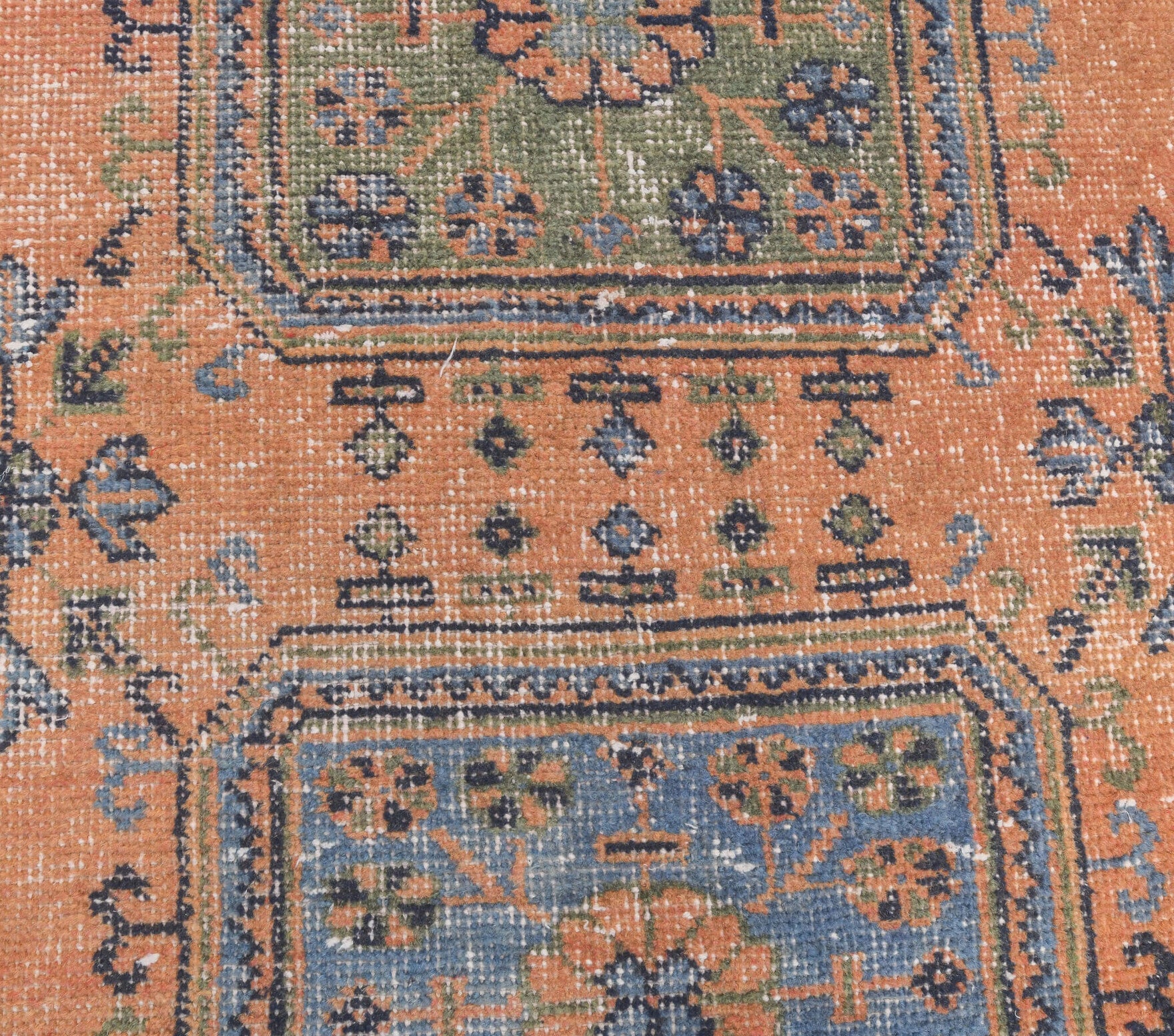 3x10 Vintage Oushak Runner Rug