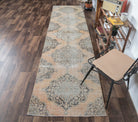 Cemile - Distressed Oriental Oushak Runner