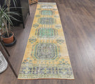Vintage Oushak Runner Rug - 24134