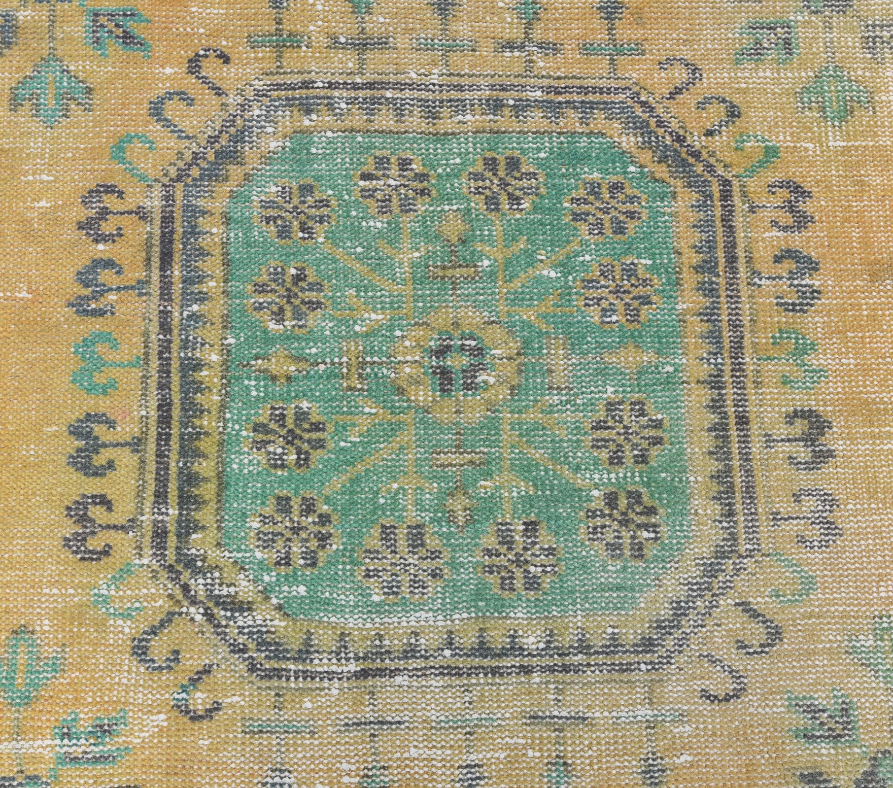 Vintage Oushak Runner Rug - 24134