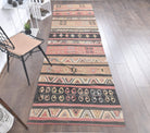 One-of-a-kind 1960s Anatolian vintage kilim runner rug in wool, 3'4" x 11'2"
