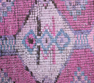 Vintage Purple Herki Runner Rug