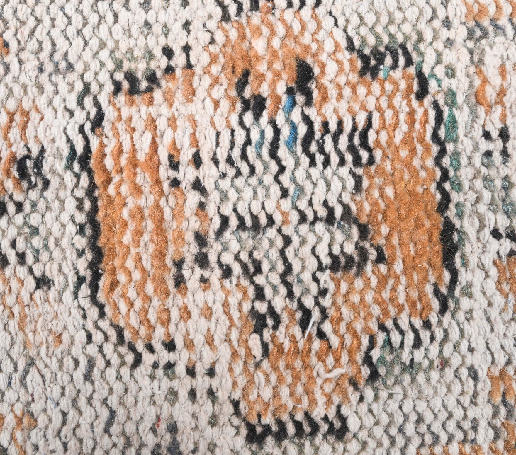 Authentic Anatolian distressed vintage runner rug (1970s) with geometric design – one-of-a-kind at Fame Rugs