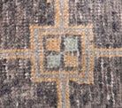 Vintage Orange Oushak Runner Rug