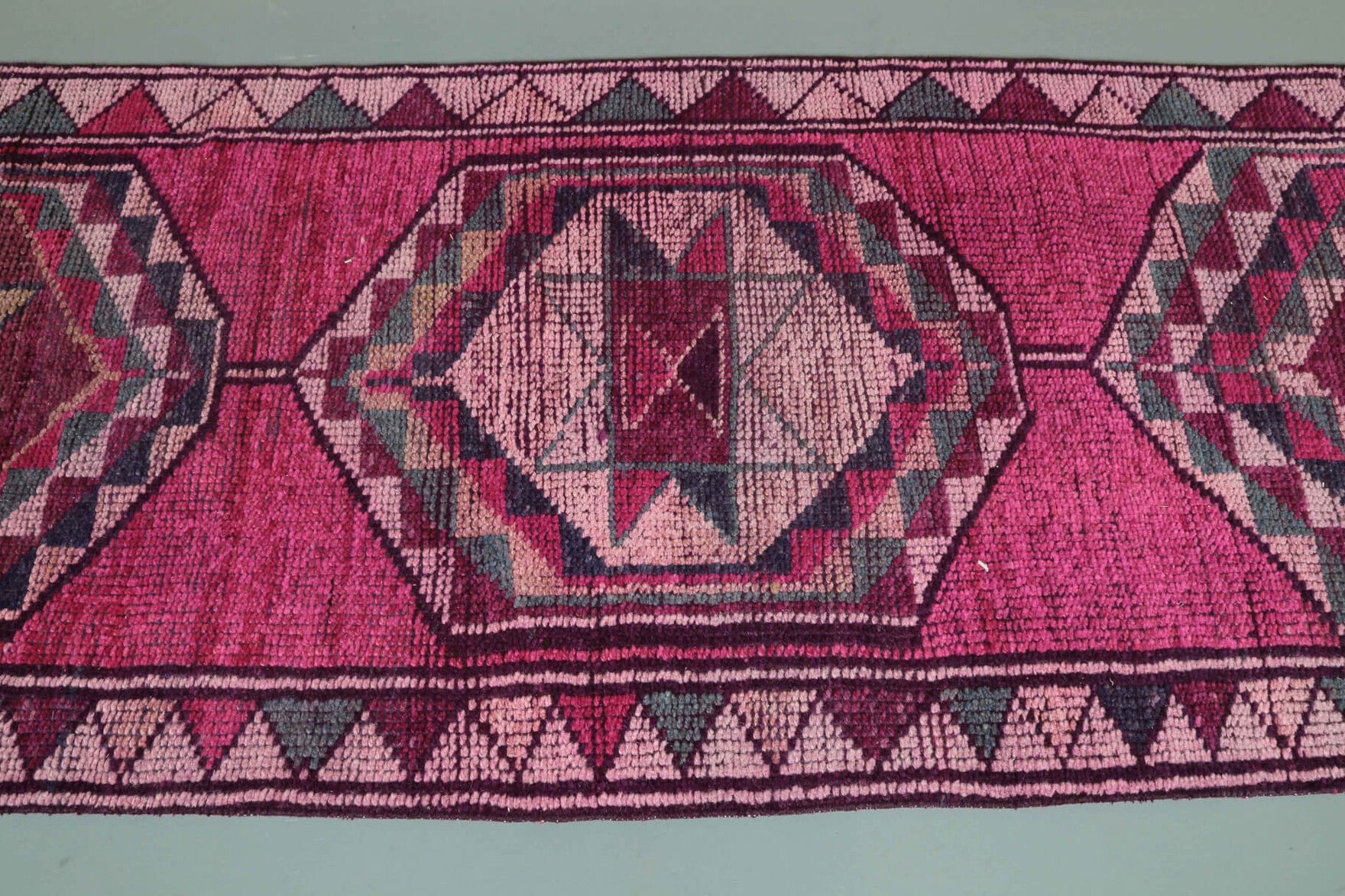 Vintage Pink Runner Rug