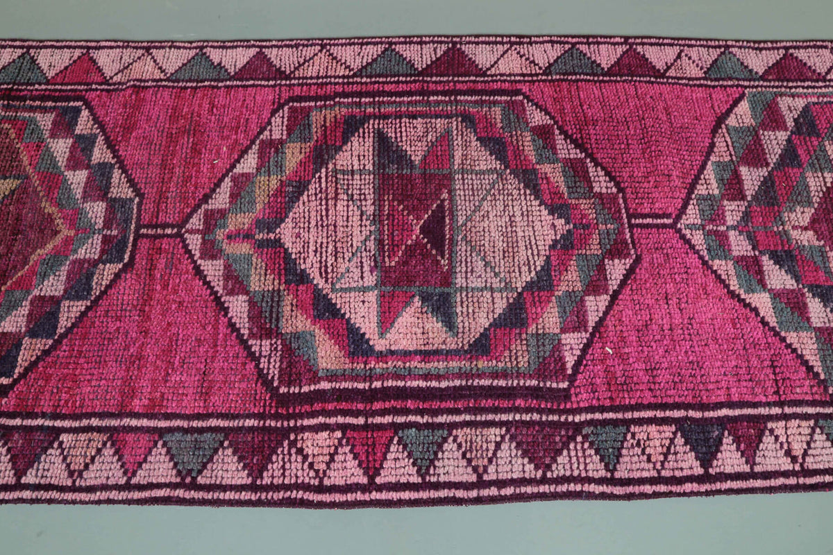 Vintage Pink Runner Rug