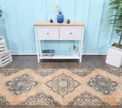 Handmade wool runner from Anatolia, Turkey – Ispart Vintage Runner Rug 3'4" x 11'3"