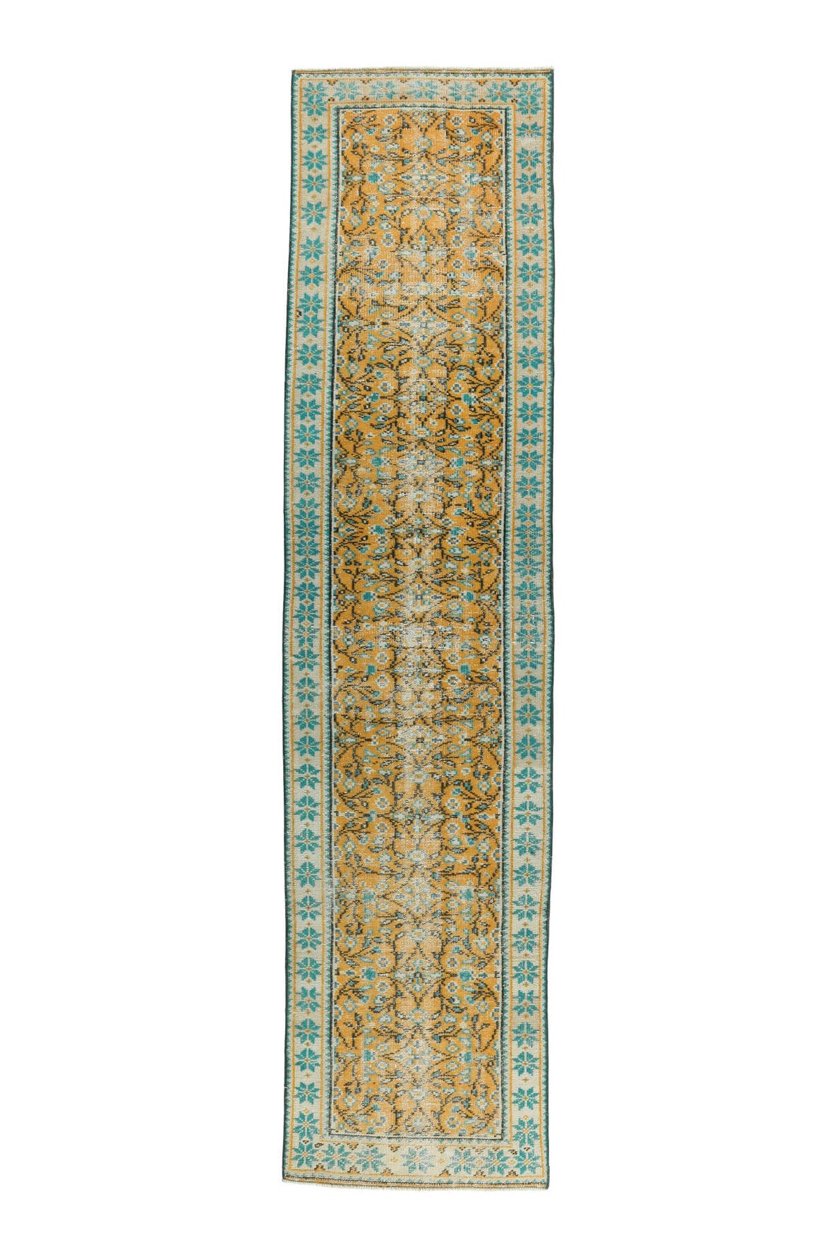 Vintage Orange Runner Rug