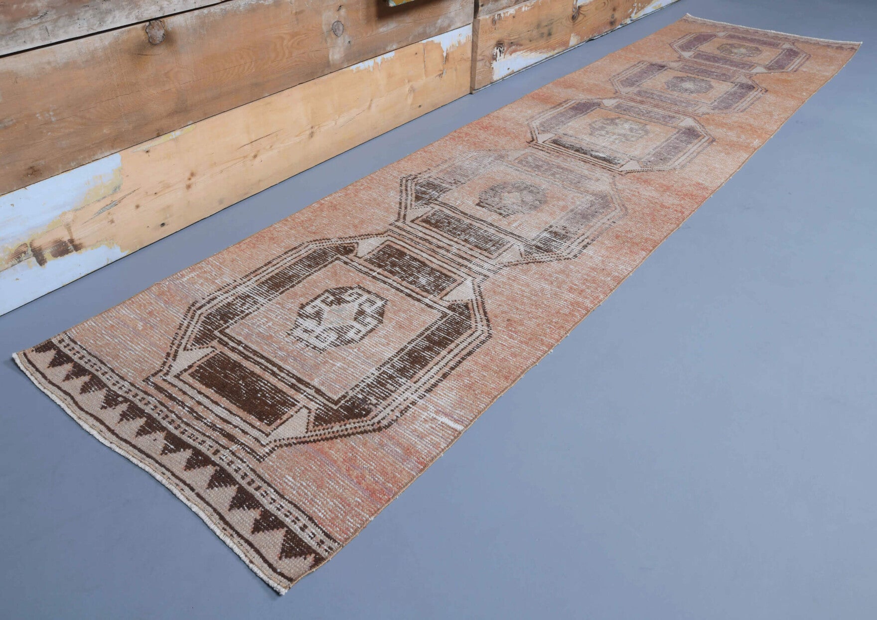 Vintage Orange Runner Rug