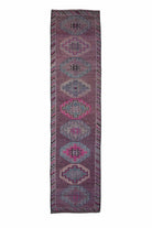 Vintage Purple Runner Rug