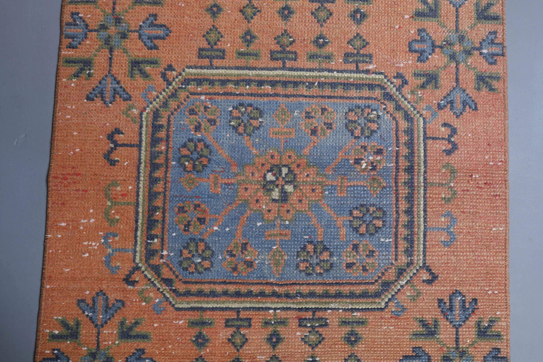 Hallway Decor Vintage Oushak Runner Rug