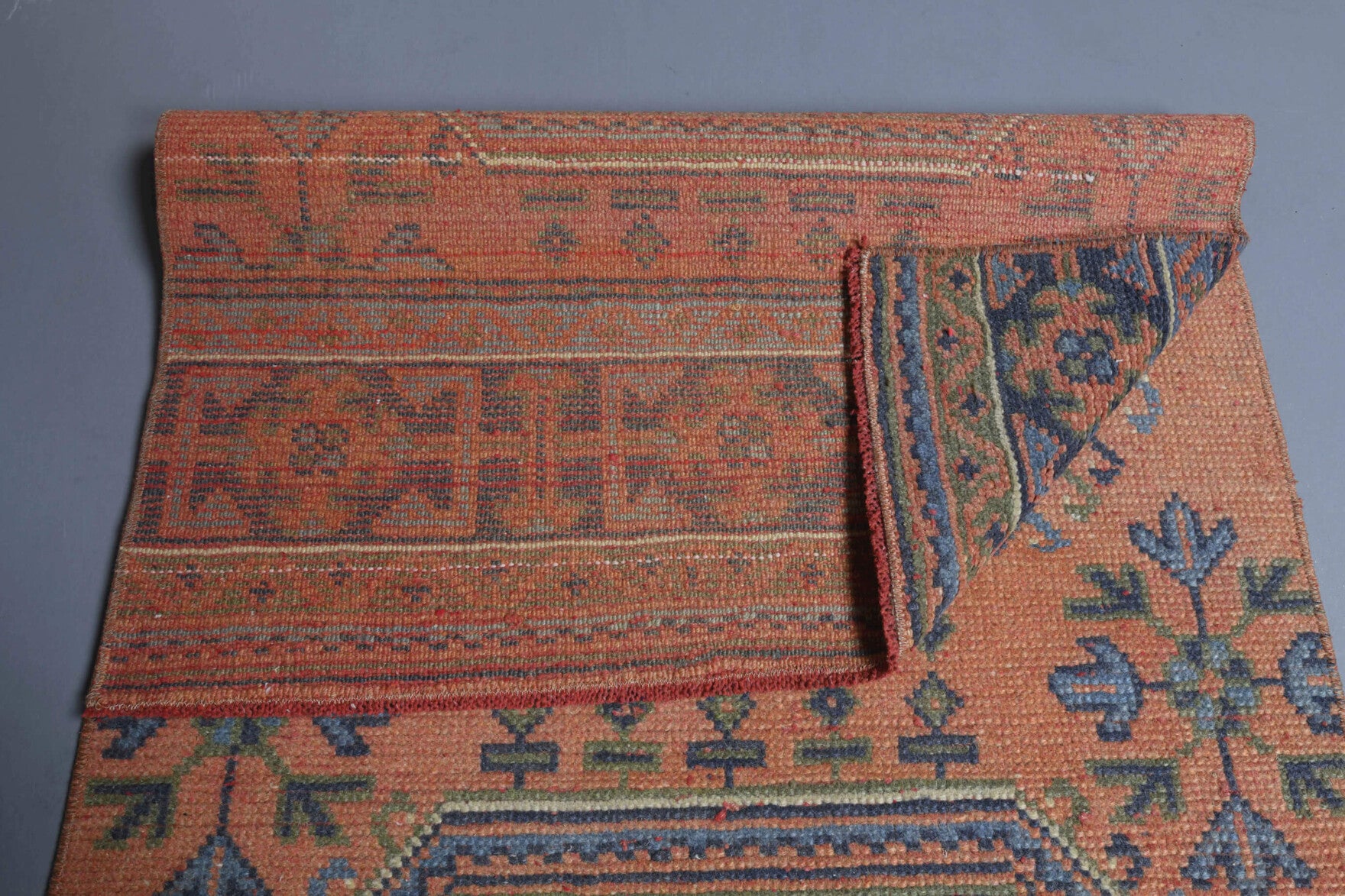 Hallway Decor Vintage Oushak Runner Rug