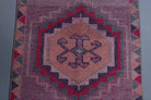 Authentic Anatolian vintage runner rug (1970s) with geometric design – one-of-a-kind at Fame Rugs