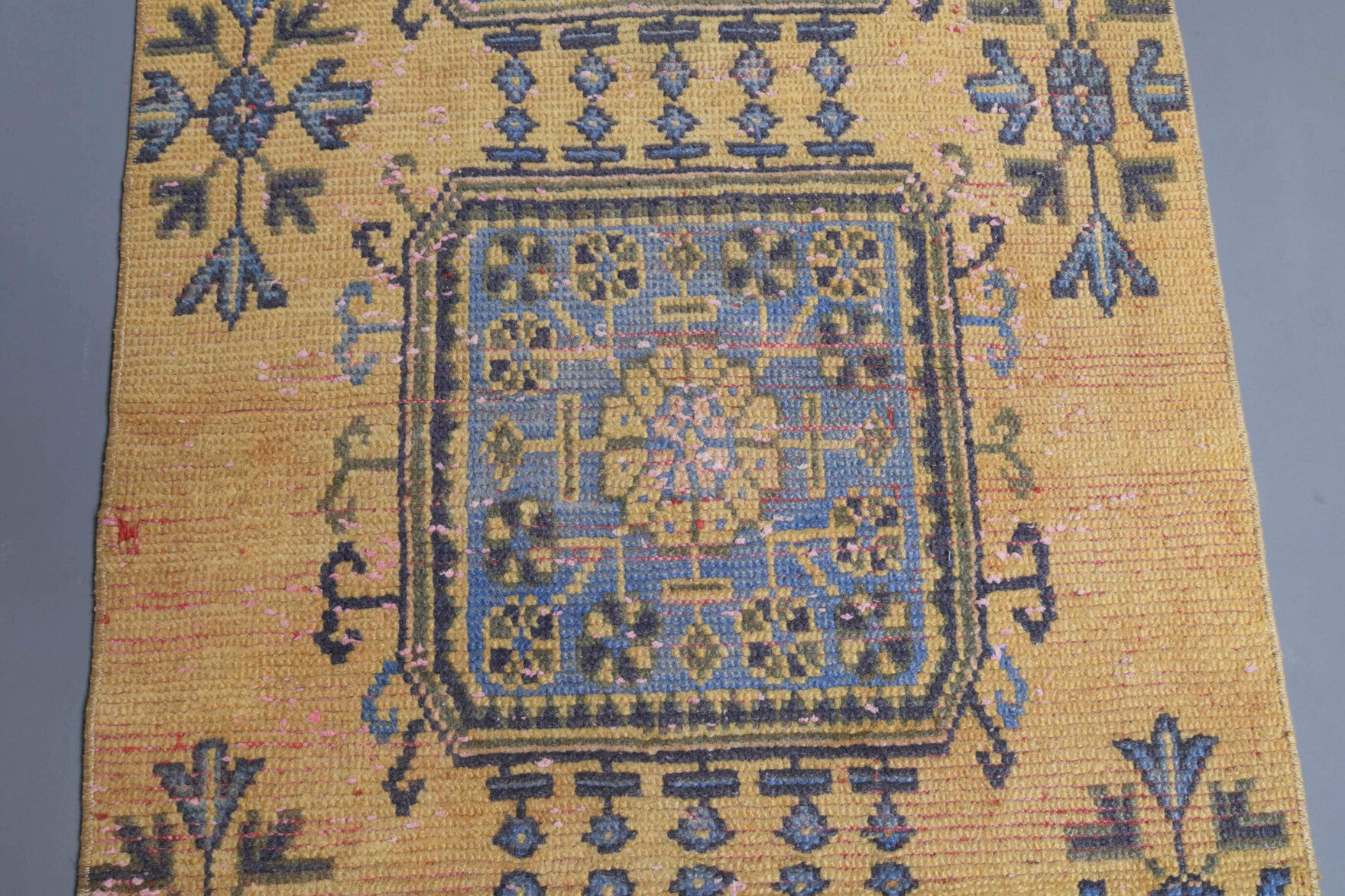Vintage Oushak Runner Rug