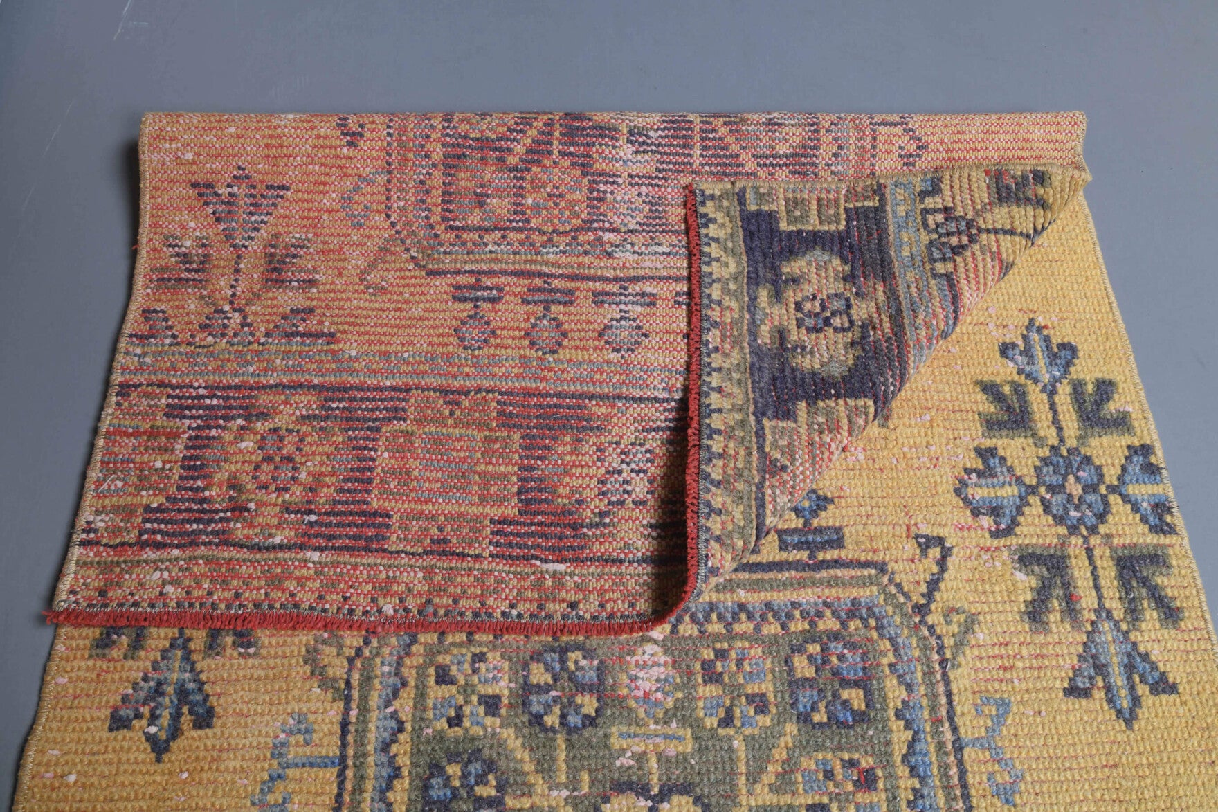 Vintage Oushak Runner Rug
