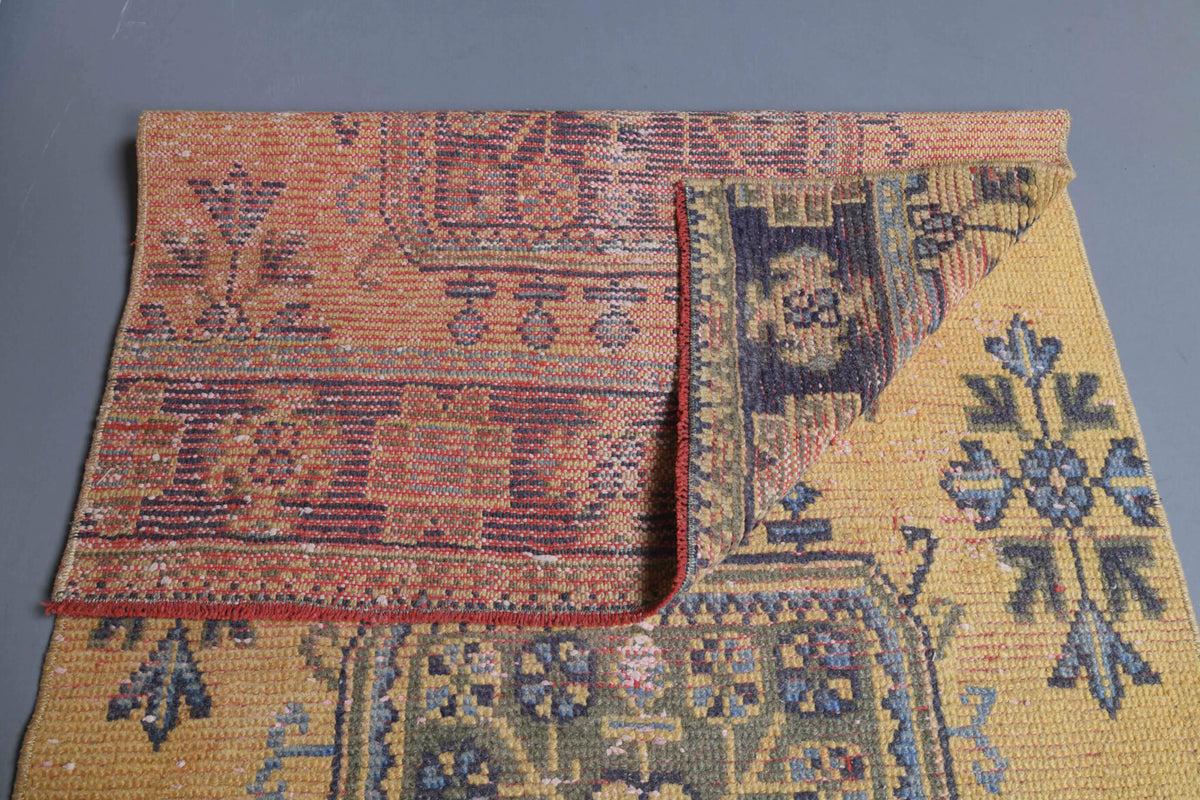 Vintage Oushak Runner Rug