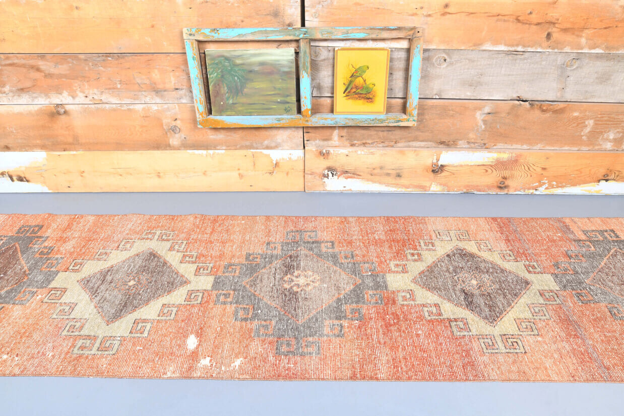 Handmade Vintage Runner Rug