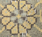 Vintage Oushak Runner Yellow Rug