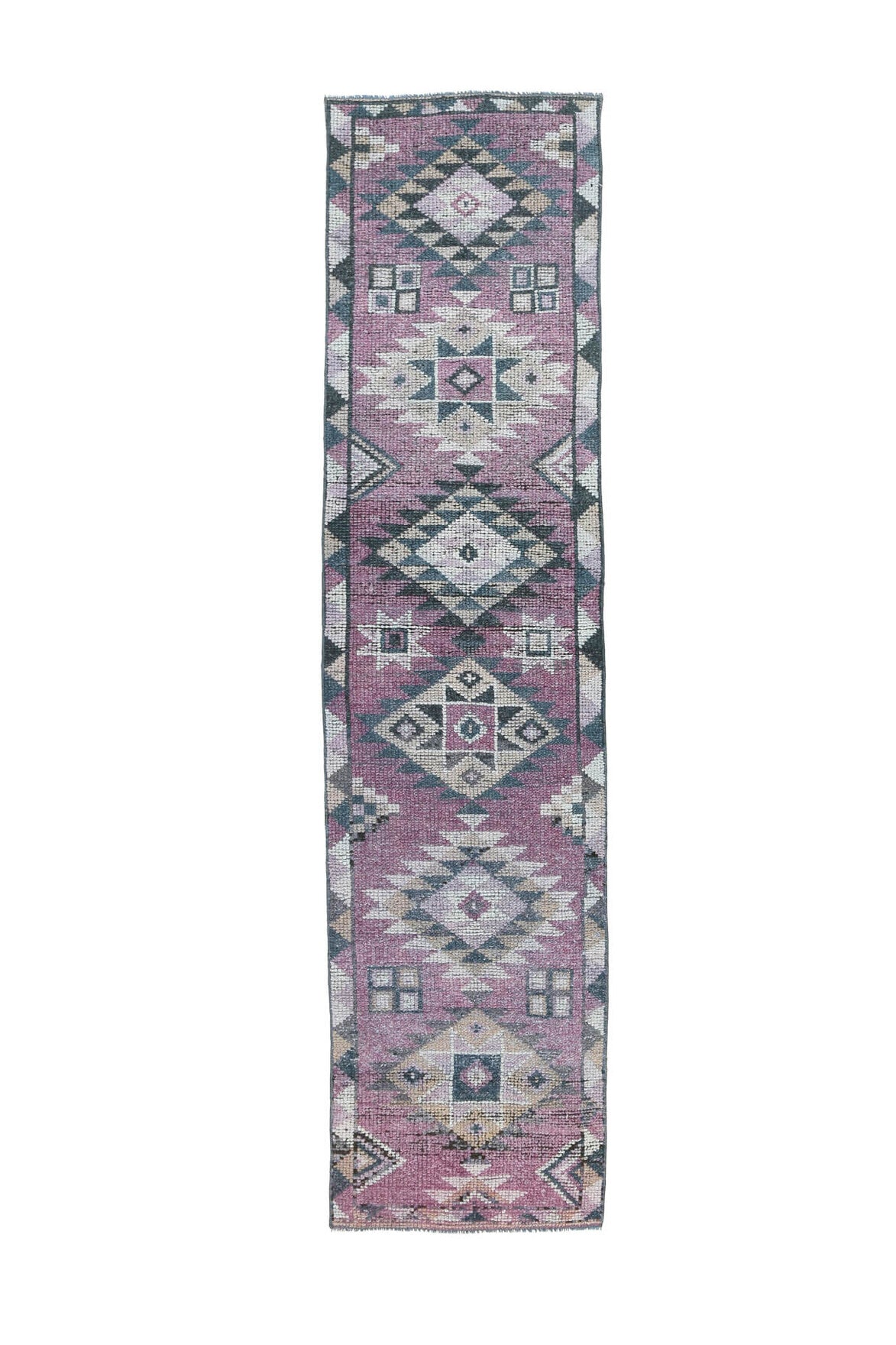 Vintage Purple Runner Rug