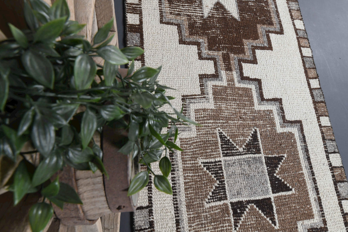 Vintage Oushak Runner Rug