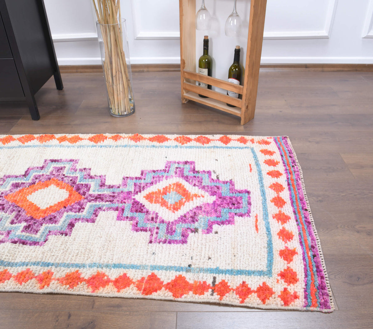 One-of-a-kind 1970s Anatolian vintage runner rug in wool, 2'11" x 10'6"