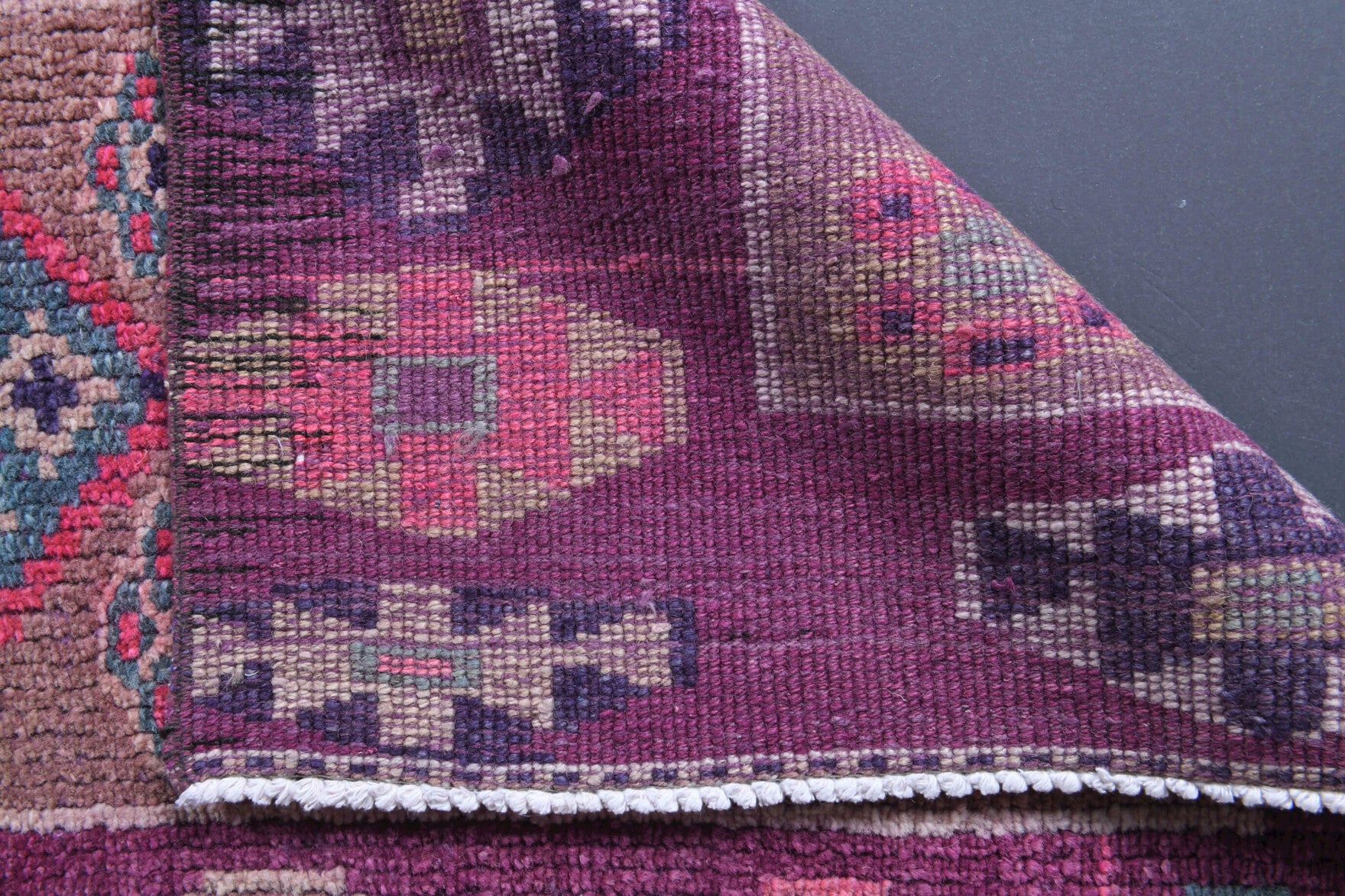 Handmade wool runner from Anatolia, Turkey – 3x11 Hand-Knotted Vintage Anatolian Runner Rug 2'7" x 11'3"