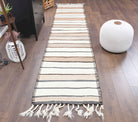 3x11 Hand-Knotted Vintage Kilim Runner Rug