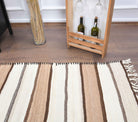3x11 Hand-Knotted Vintage Kilim Runner Rug
